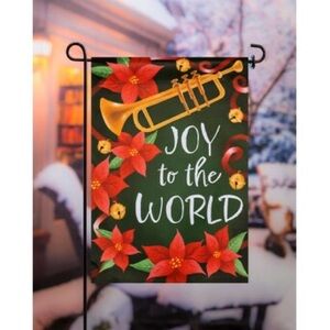 Christmas Garden Flag Joy To The World